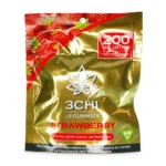 3Chi Delta 9 THC Gummies - Strawberry (200 mg Total Delta 9 THC) - Image 3