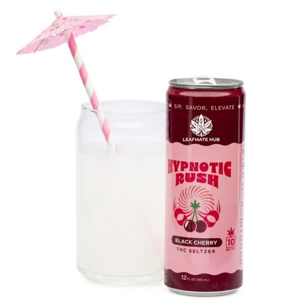 LeafMate Hub Delta 9 THC Seltzer – Hypnotic Rush